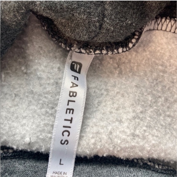 Fabletics Zaylee Funnel Neck Pullover Sweatshirt - Heather Gray - Large - Picture 6 of 10